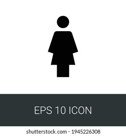 Female sign eps 10 simple icon