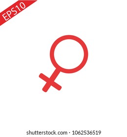 female sign icon. Elements of web icon. Premium quality graphic design icon. Signs and symbols collection icon for websites, web design, mobile app on white background