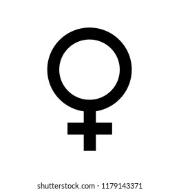 Female Sign Icon Symbols Vector