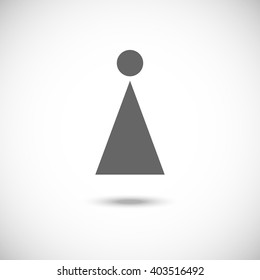female sign icon, vector 