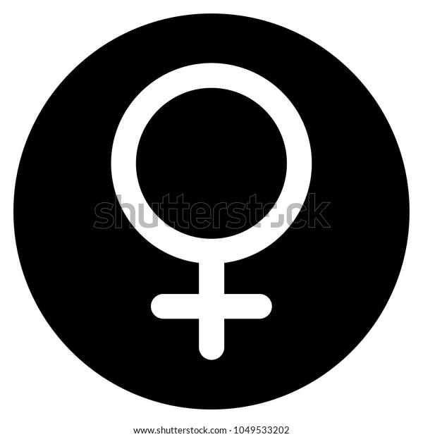 Female Sign Icon Vector Illustration Stock Vector Royalty Free 1049533202 Shutterstock