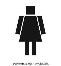 Female sign. Vector illustration eps 10