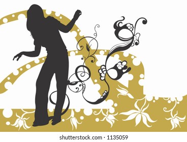 A female silhouette