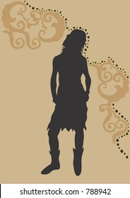 A female silhouette