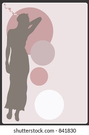 A female silhouette