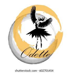 Female silhouette, ballerina, ballet -Swan Lake, Odette