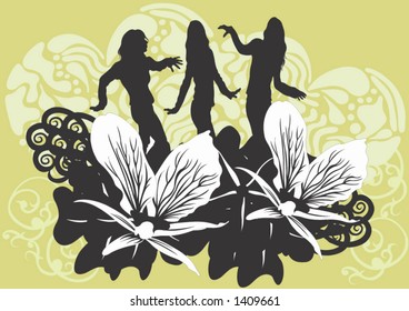 Female silhouettes