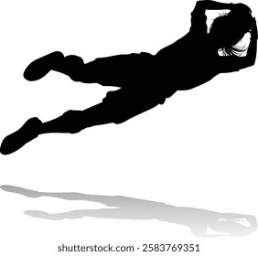 Female Soccer Football Player Woman Silhouette