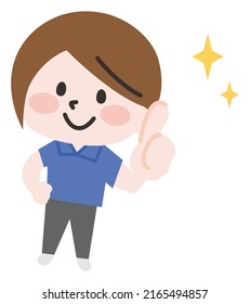 Female staff wearing shirts