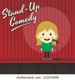 Female Stand Up Comedian