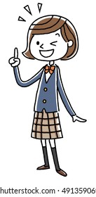 Female student