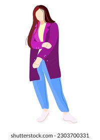 Female Student in Jacket 1