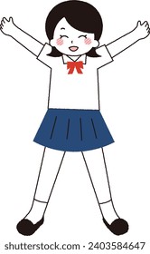 A female student posing with a smile.