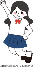 A female student posing with a smile.