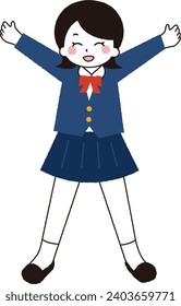 A female student posing with a smile.