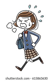 Female student: Run