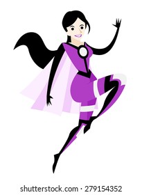 a female superhero