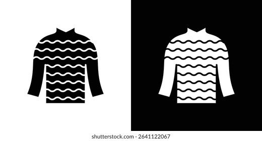 Female sweater icon symbols. Vector illustration.