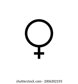 icono de símbolo femenino para aplicaciones y sitios web