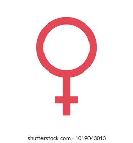 Female Symbol Isolated Icon Stock Vector (Royalty Free) 1019043013 ...