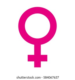 Female Symbol Isolated Icon