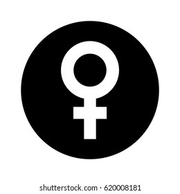 Female Symbol Isolated Icon Stock Vector (Royalty Free) 620008181 ...