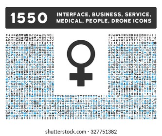 Female Symbol and other web interface, business tools, people poses, medical service vector icons. Style is flat symbols, bicolored, rounded angles, white background.