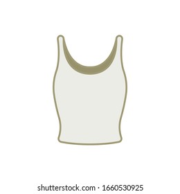 Female tank shirt icon. Tank shirt symbol modern, simple, vector, icon for website design, mobile app, ui. Vector Illustration