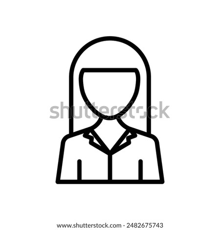 Female Teacher Icon Set Educator Illustrations for Schools and Learning Projects
