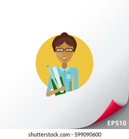 Female teacher portrait