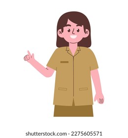 Profesora en clase