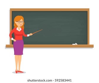 5,608 Female teacher vector cartoon white background Images, Stock ...