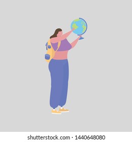 Female teachers activities in class 