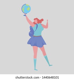 Female teachers activities in class 
