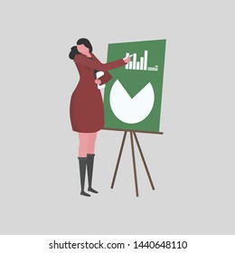Female teachers activities in class 