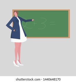 Female Teachers Activities Class Stock Vector (Royalty Free) 1440648170