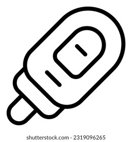 Female test icon outline vector. Positive test. Urine kit
