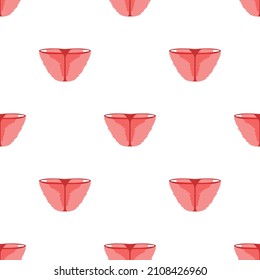 Female transparent panties pattern seamless background texture repeat wallpaper geometric vector