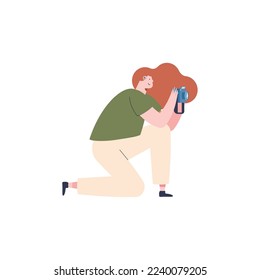 female traveler with camera character