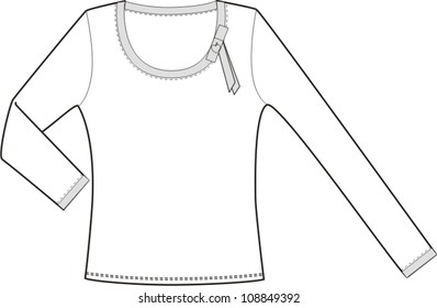 Female t-shirt (blouse)