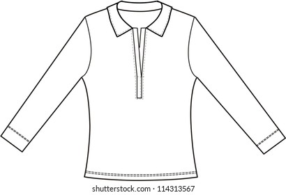 Female t-shirt (blouse)