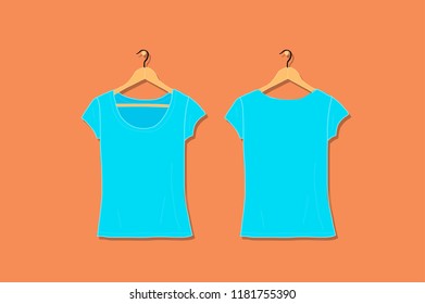 Female tshirt mockup white for your design