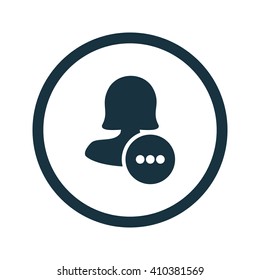 Female type user icon