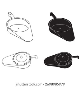 Female Urinal for Bedridden icon vector illustration design