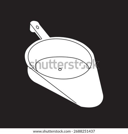 Female Urinal for Bedridden icon vector illustration design