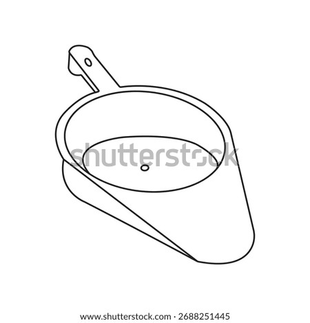 Female Urinal for Bedridden icon vector illustration design