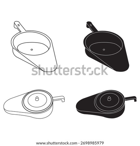 Female Urinal for Bedridden icon vector illustration design