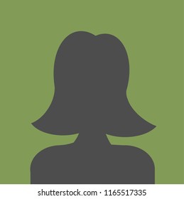 Female user icon avatar
