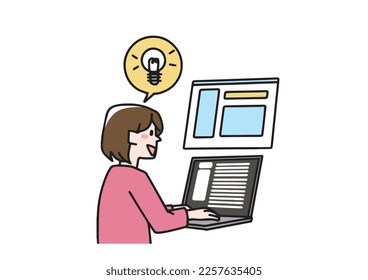 A female user who saw and understood customer support