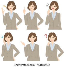 The female of the various expressions